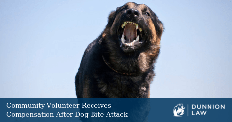 Community Volunteer Receives Compensation After Dog Bite Attack