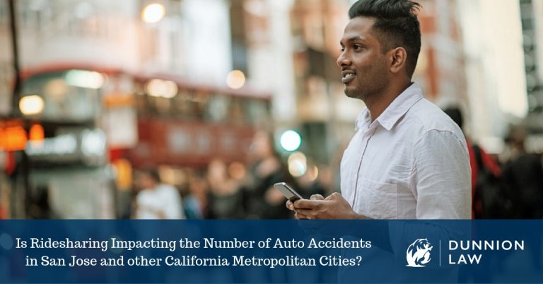 Is Ridesharing Impacting the Number of Auto Accidents in San Jose and other California Metropolitan Cities?