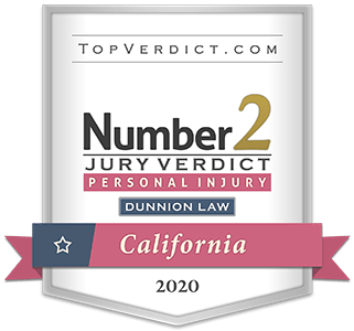 No2 2020 Personal Injury Verdict CA - Dunnion Law