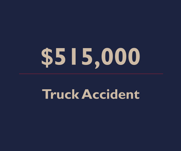Elderly Client in Rollover Truck Accident Gets $515,000 Settlement