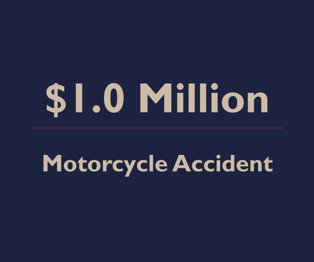 Young Dad Wins $1,000,000 Settlement in Motorcycle Accident Case