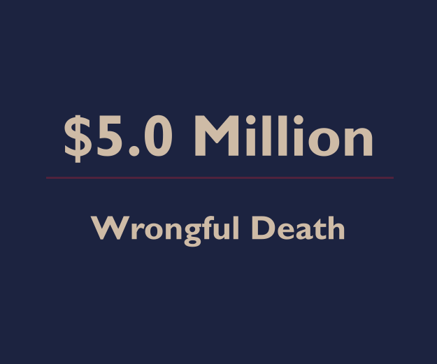 Dunnion Law Wins Settlement in Wrongful Death Case – $5 Million