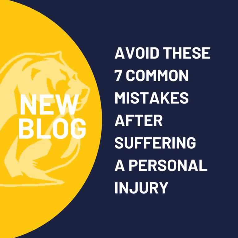 Avoid These 7 Common Mistakes After Suffering a Personal Injury